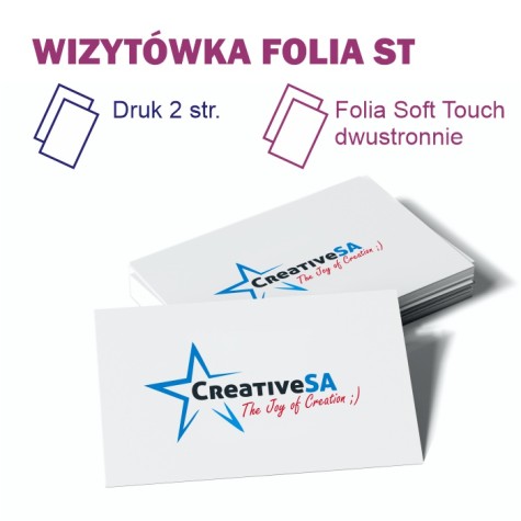 Wizytówka 4+4 | folia ST 1+1 Wizytówka 4+4 | folia ST 1+1